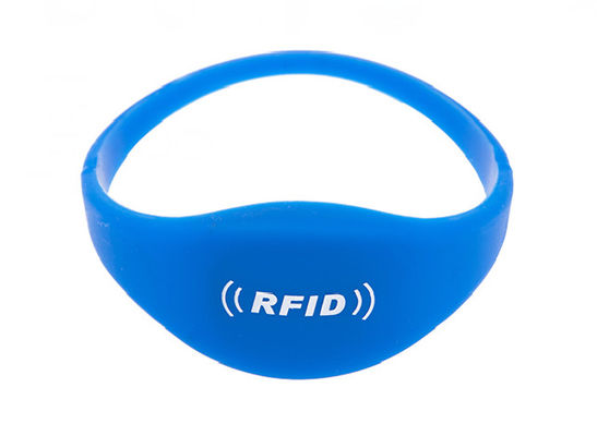 Bracelete impermeável de NFC RFID do silicone 13.56MHz da aptidão